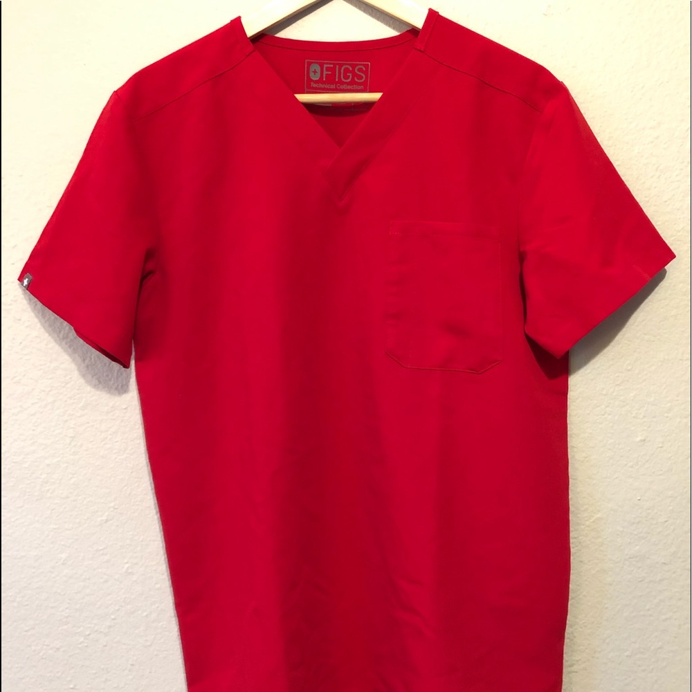 men’s figs x-small scrub top